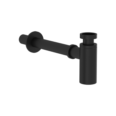 Сифон Vitra Т-типа для раковины (металлический), матовый черный A4512336