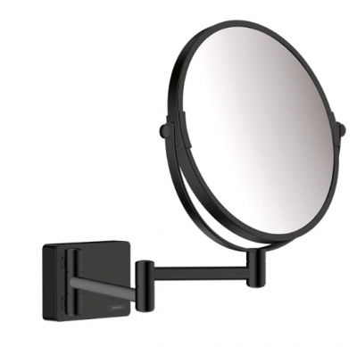 Косметическое зеркало Hansgrohe AddStoris 41791670 черный, матовый