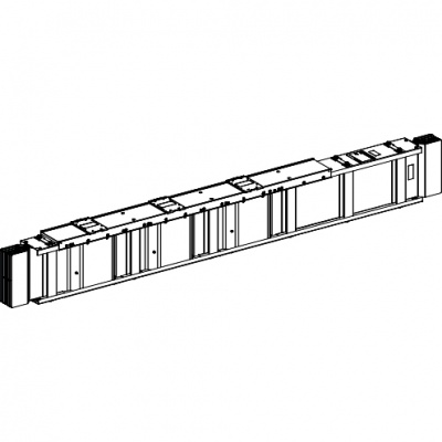 SE Canalis Прямая секция для втычных отв. блоков 4м (KTA1250ED4403)
