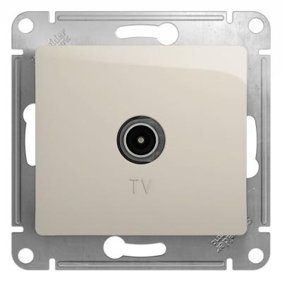 SE Glossa Молочный Розетка TV оконечная 1DB