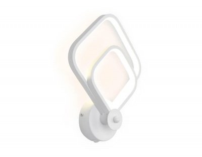 Ambrella Настенный светодиодный светильник с выключателем FL420 WH белый LED 4200K 20W 280*220*80