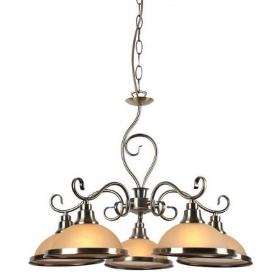 Arte Lamp Safari Бронза/Белая Люстра 5x60W 5xE27