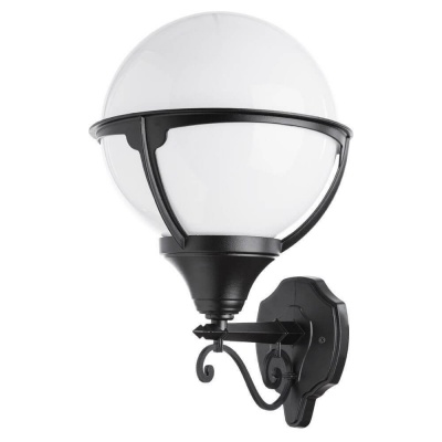 Arte Lamp Monaco Черный/Белый Светильник уличный настенный 100W E27