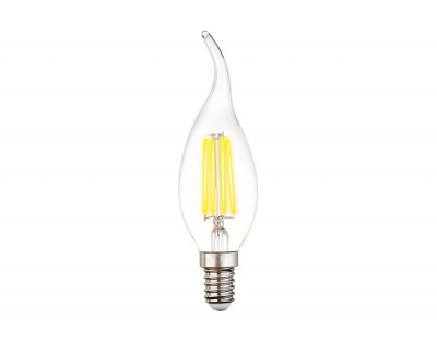 Ambrella Светодиодная лампа Filament LED C37L-F 6W E14 3000K (60W)