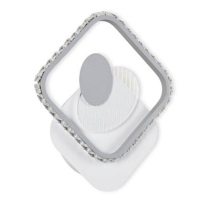 Ambrella Настенный светодиодный светильник с выключателем FA266 WH/GR белый/серый LED 3000K+6400K 16W 310*270*50