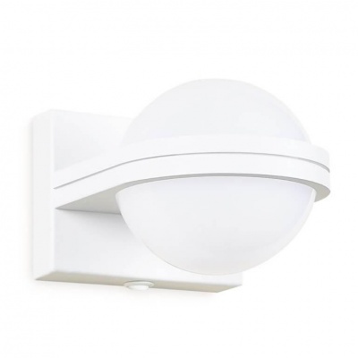 Ambrella Настенный светодиодный светильник с выключателем FW555 SWH белый песок LED 3000K 5W 80*80*138