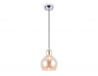 Ambrella Подвесной светильник TR3517 CH/TI хром/янтарь E27 max 40W D180*1200