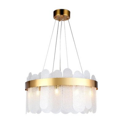 Ambrella Подвесная люстра с хрусталем TR5333/10 GD/FR золото/матовый G9/10 max 40W D500*770
