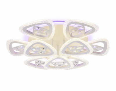 Ambrella Потолочный светодиодный светильник с пультом FA2921 WH белый 138W 600*600*130 (ПДУ РАДИО 2.4)