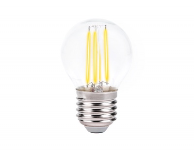 Ambrella Светодиодная лампа Filament LED G45-F 6W E27 4200K (60W)