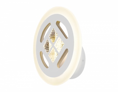 Ambrella Настенный светодиодный светильник FA2955 WH белый 4200K/3000K/6400K 20W 200*200*70