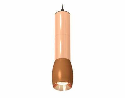 Ambrella Комплект подвесного светильника XP1124001 SCF/PPG/SBK кофе песок/золото розовое полированное/черный песок MR16 GU5.3 (A2302, C6326, A2063, C6