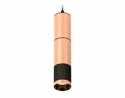 Ambrella Комплект подвесного светильника XP6302010 PPG/SBK золото розовое полированное/черный песок MR16 GU5.3 (A2302, C6326, A2061, C6326, A2061, C63