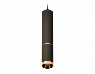 Ambrella Комплект подвесного светильника XP6323030 SBK/PPG черный песок/золото розовое полированное MR16 GU5.3 (A2302, C6356, A2063, C6323, N6135)