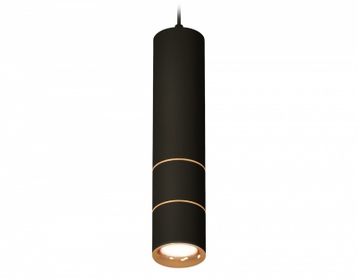 Ambrella Комплект подвесного светильника XP7402080 SBK/PYG черный песок/золото желтое полированное MR16 GU5.3 (A2311, C7456, A2072, C7402, A2072, C740
